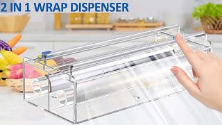 Wrap Dispenser with Slide Cutter Acrylic Wrap Dispenser [upl. by Daly]