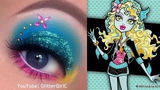 Monster Highs Lagoona Blue Makeup Tutorial [upl. by Karalee718]