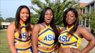 ASU 2013 Golden Rams Cheerleaders Photoshoot [upl. by Miner821]