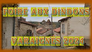 Foire Aux Dindons 2024 à VARAIGNES Dordogne [upl. by Alset]