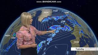 Sarah KeithLucas BBC Weather 2023 09 17 [upl. by Odlonyer762]