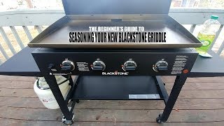 Seasoning Your New Blackstone Griddle  101 [upl. by Zelazny]