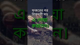 ফজরের নামাজের পর নবীজি যে দোয়া করতেন ফজরের সালাতের পর আমল দোয়া fojorer por nobijir duashort [upl. by Sholley596]