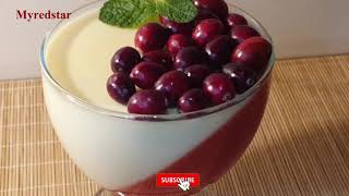 Cranberry Panna Cotta Recipe [upl. by Anitnahs128]