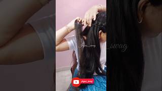 Double layer waterfall hairstylewaterfall hairstyle Jayasswag [upl. by Aker990]