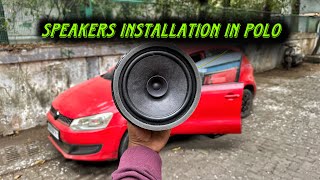 Speaker Installation In Polo And For All Cars [upl. by Akelahs]