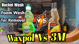 Waxpol HD Car Shampoo Vs 3M Car ShampooComparison [upl. by Aicilaanna]