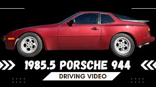 19855 Porsche 944 Driving Video [upl. by Baily]