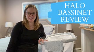 HALO BASSINET REVIEW  Newborn Bassinet Review [upl. by Tutt]