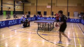 Stuart Armstrong vs Malcolm Darroch  2012 NZ Table Tennis Vets O50 Mens Singles Final [upl. by Nnaxor]