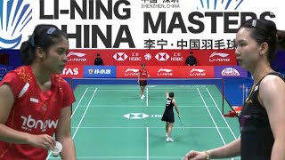 Gregoria Mariska Tunjung INA VS Chochuwong THA  R32 Li Ning China Masters Badminton 2024 [upl. by Macleod]