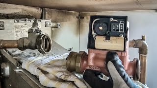 How to remove a central heating pump [upl. by Feldt]