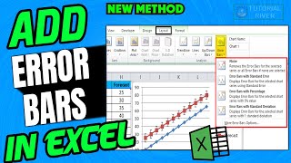 How to add Error bars in excel 2024  Add change or remove error bars Excel [upl. by Acnaib816]