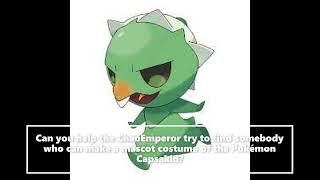 New Pokemon Mascot Costume Ideas Capsakid Pokemon Scarlet and Violet [upl. by Ailhad]