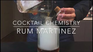 Advanced Techniques  How To Make A Rum Martinez [upl. by Haerb998]