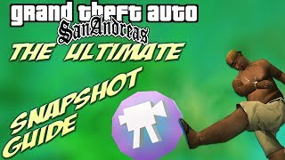 GTA San Andreas ULTIMATE Hidden Snapshot Location Guide map markers [upl. by Dolhenty703]