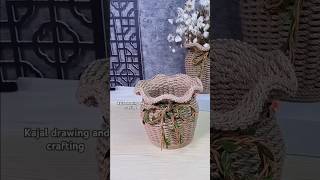 flowerpot and Gamlacrafting video💞beautiful flower pot banayediycrafts YouTube short video [upl. by Adnuahs684]