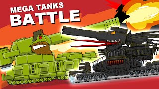 quotBattle of Mega Tanksquot  Cartoons about tanks [upl. by Vivle]