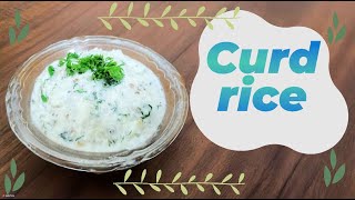 curd rice [upl. by Inez]