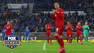 Bayern Munich Hoffenheim nearly ended match due to offensive fan banner  2020 Bundesliga Season [upl. by Sherborne]