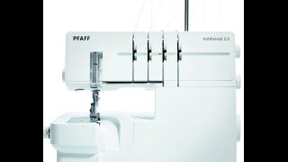 Pfaff Hobbylock 25 Orlo arrotolato 3 fili [upl. by Eiliab]