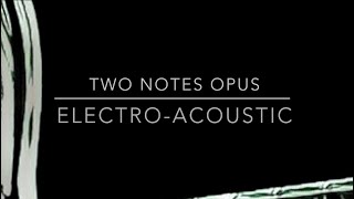 Two Notes Opus amp Electroacoustic guitar [upl. by Rosenblatt]