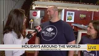 Rutherfordton NC offers world tour with restaurant passport this holiday season [upl. by Aivatahs785]