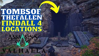 AC Valhalla FIND ALL 4 TOMBS All 4 Tombs Locations Tombs of the Fallen Locations ACV UPDATE 140 [upl. by Ibib]