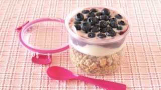 Granola Yogurt Parfait Breakfast To Go グラノーラ ヨーグルト パフェ  OCHIKERON  CREATE EAT HAPPY [upl. by Barrus]