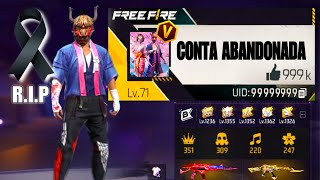 PROCURANDO AS CONTAS ABANDONADAS MAIS RARAS E GEMADAS NO FREE FIRE conta sakura [upl. by Walcott283]