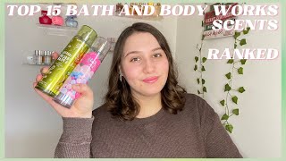 Top 15 Scent Bath and Body Works Scents  Ranked [upl. by Bright]