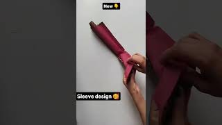 Sleeves design 💯💯💯design fashion trending shorts sewing tricks youtubeshorts [upl. by Azzil]