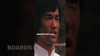 Boards dont hit back bruce lee [upl. by Yrrok]