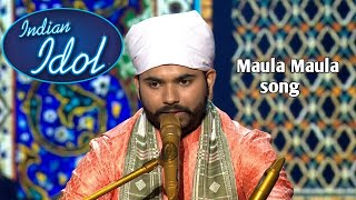 Navdeep Wadali Maula maula song  Navdeep Wadali new performance Indian Idol Season 13 ✨ [upl. by Gaelan81]