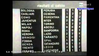 La Domenica Sportiva  14 Dicembre 1975 Classifica Serie B  Brindisi Sport [upl. by Noinatrad603]