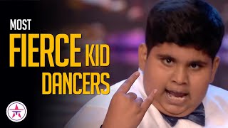 12 Most FIERCE Kid Dancers On Americas Got Talent And Britains Got Talent [upl. by Adnerad373]