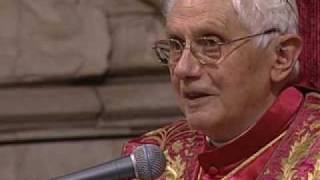 Pope Benedict XVI Celebrates Vespers in Aosta excerpt from the homily [upl. by Skoorb]