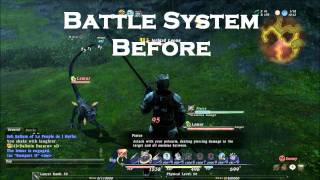 Final Fantasy XIV 10  Battle System Before and After AutoAttack Was Implemented [upl. by Ludlow]