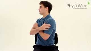 Physio Med  Neck and Upper Back Stretching Exercises Occupational Physiotherapy [upl. by Yttik]