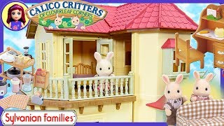 Calico Critters Sylvanian Families Luxury Townhome Beechwood Hall Gift Set Review Set Up Kids Toys [upl. by Ulrika]