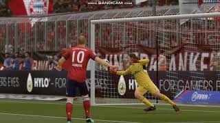 ARJEN ROBBEN GOAL BAYERN MÜNCHEN VS SC FREIBURG BUNDESLIGA FIFA 19 [upl. by Lucie]