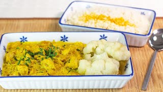 Indisches HÄHNCHENCURRY mit Kokosmilch [upl. by Lemaj16]