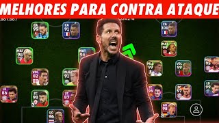 MELHORES FORMAÇÕES PARA CONTRA ATAQUE NO EFOOTBALL 2024 MOBILE [upl. by Belden]