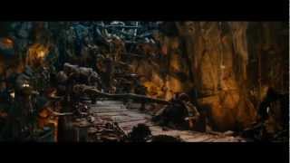 The Hobbit An Unexpected Journey  Goblin Chase Clip [upl. by Leahcimluap]