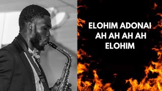 Elohim Adonai Ah Ah Ah Elohim  Saxophone Instrumental Soaking Worship and Meditation [upl. by Aniuqahs]