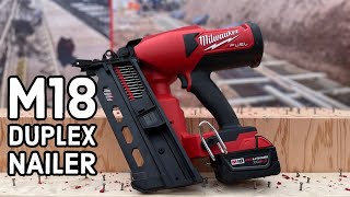 Milwaukee M18 Duplex Nailer [upl. by Celestina]