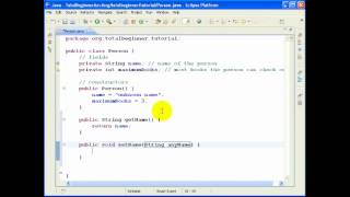 Eclipse and Java for Total Beginners  Lesson 2 [upl. by Nomrah]