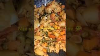 Frozen mix vegetables 🥕🍆😋cooking song recipe 🤗 [upl. by Oiromed294]