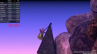 Getting over it speedrun in 1m41906s [upl. by Nalym]