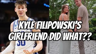 Kyle Filipowski’s girlfriend is 8 years older than him forced him to cut off his family ALLEGEDLY [upl. by Ardnasac]